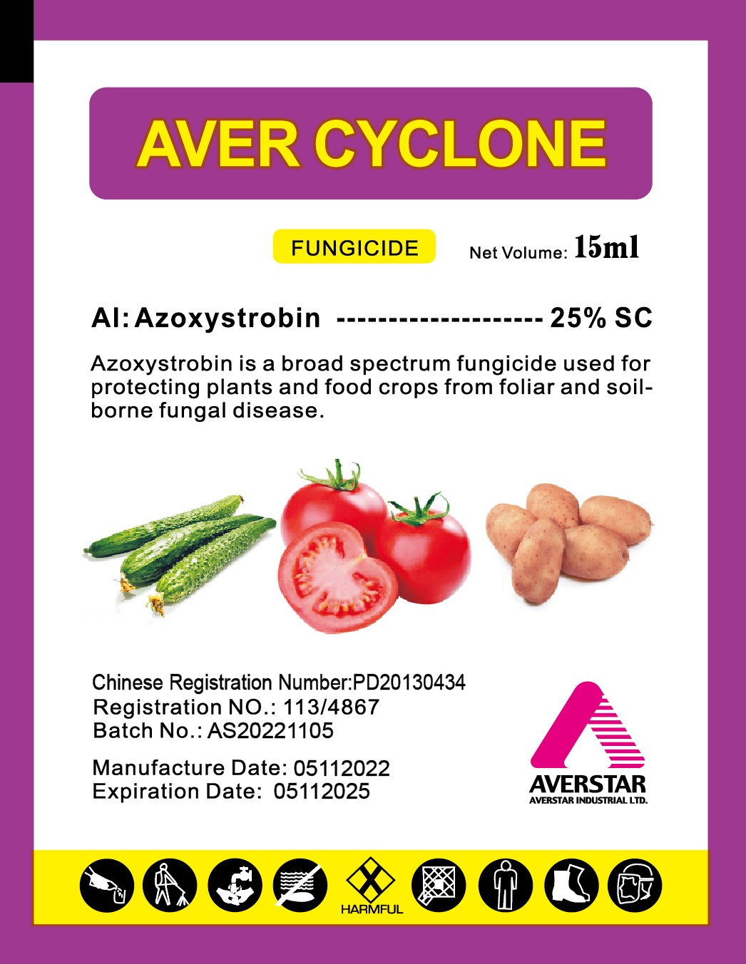 Aver Cyclone (Azoxystrobin 25% SC)